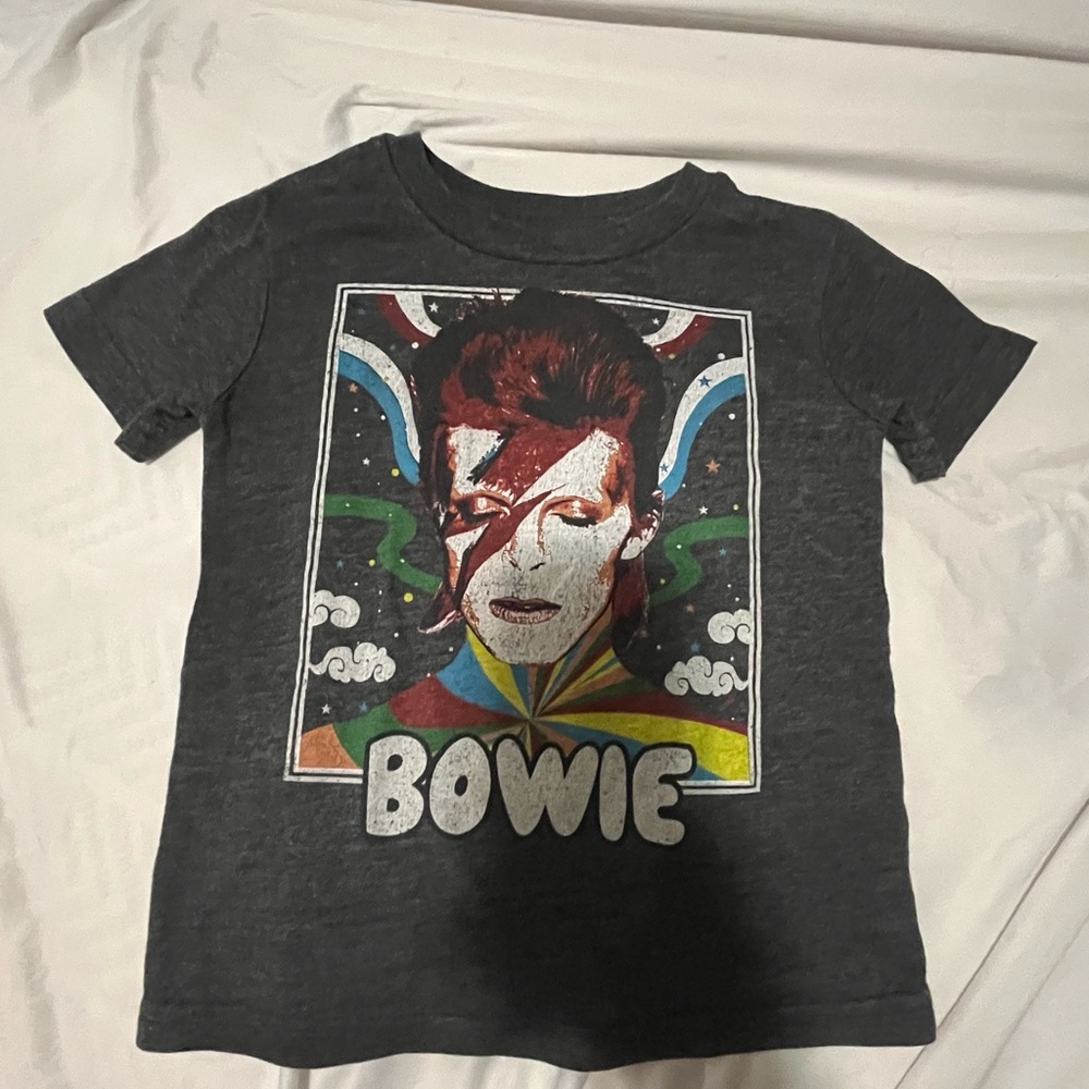 Bowie Graphic Kids T-Shirt - Black